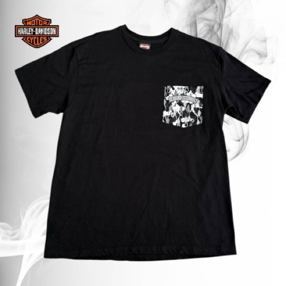 Harley-Davidson Edmonton, Alberta Men’s Black T-shirt Size XL